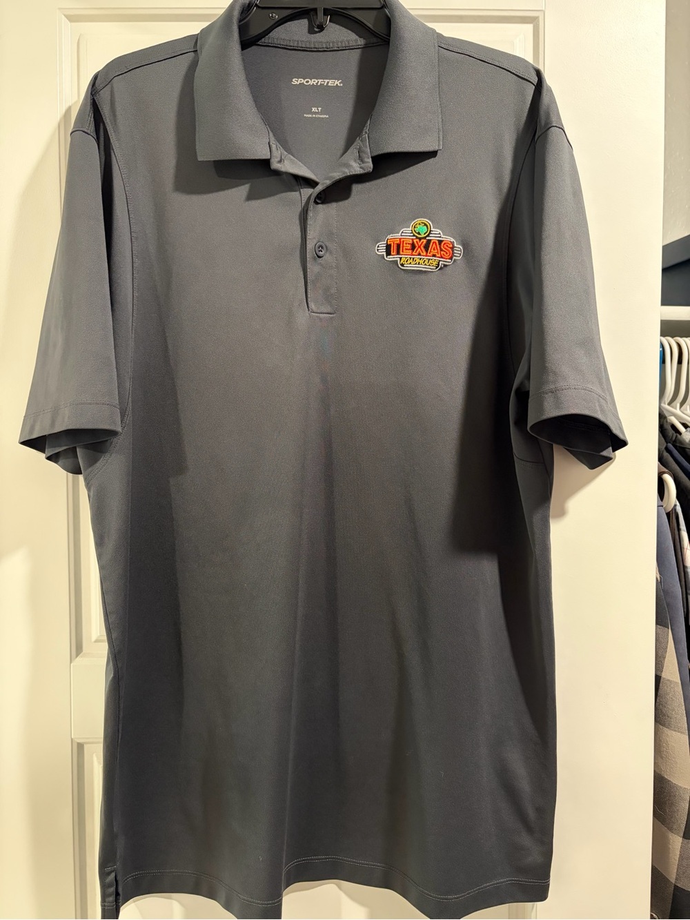 Texas Roadhouse Men’s Sport-Tek Gray Polo Size: XLT